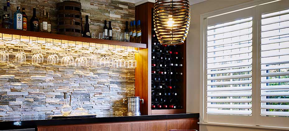 Modern Kitchen with Interior Shutters